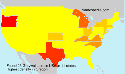 Surname Greywall in USA Surname Greywall in USA