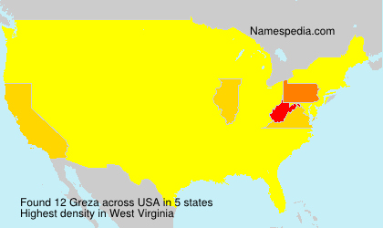 Surname Greza in USA Surname Greza in USA