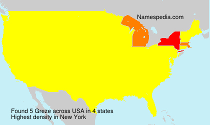 Surname Greze in USA Surname Greze in USA