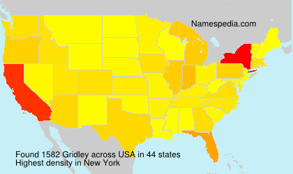 Surname Gridley in USA Surname Gridley in USA