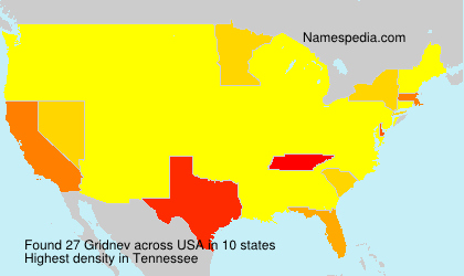 Surname Gridnev in USA Surname Gridnev in USA