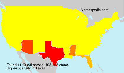 Surname Griedl in USA Surname Griedl in USA