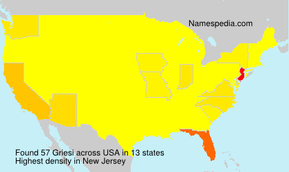 Surname Griesi in USA Surname Griesi in USA