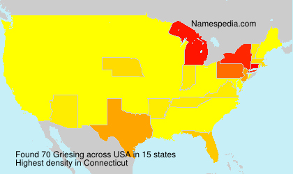 Surname Griesing in USA Surname Griesing in USA