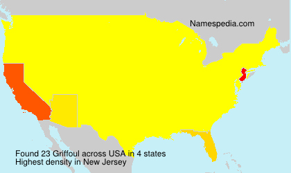 Surname Griffoul in USA