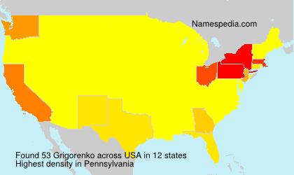 Surname Grigorenko in USA Surname Grigorenko in USA