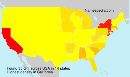 Surname Gril in USA Surname Gril in USA