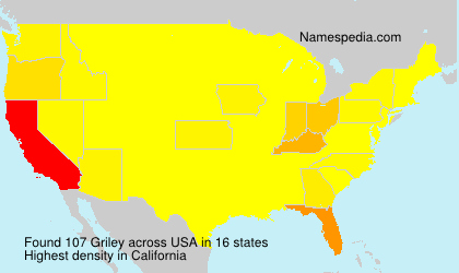 Surname Griley in USA Surname Griley in USA