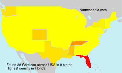 Surname Grimison in USA Surname Grimison in USA
