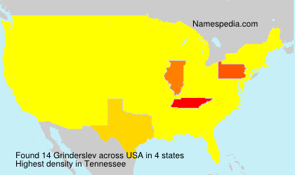 Surname Grinderslev in USA Surname Grinderslev in USA