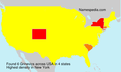 Surname Grinevics in USA Surname Grinevics in USA
