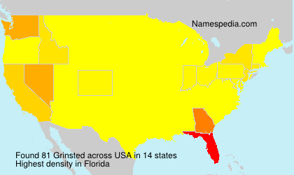 Surname Grinsted in USA Surname Grinsted in USA