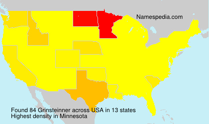 Surname Grinsteinner in USA Surname Grinsteinner in USA