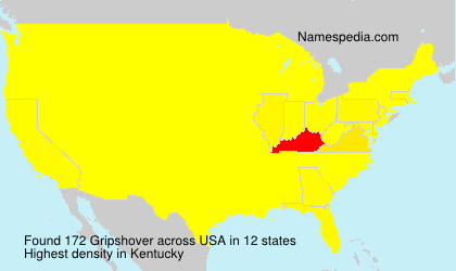 Surname Gripshover in USA Surname Gripshover in USA
