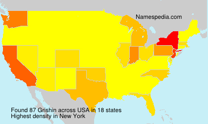 Surname Grishin in USA Surname Grishin in USA