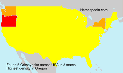 Surname Gritsayenko in USA Surname Gritsayenko in USA