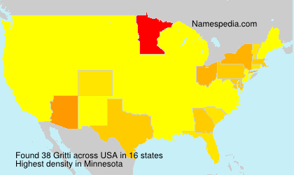 Surname Gritti in USA Surname Gritti in USA