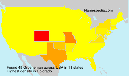 Surname Groeneman in USA Surname Groeneman in USA