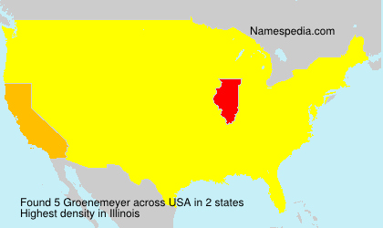 Surname Groenemeyer in USA Surname Groenemeyer in USA