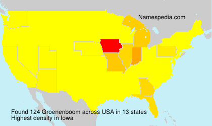 Surname Groenenboom in USA Surname Groenenboom in USA