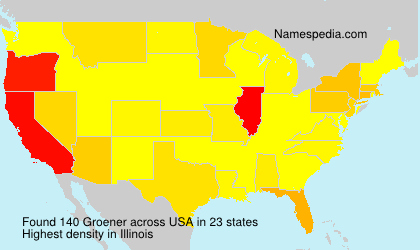 Surname Groener in USA Surname Groener in USA