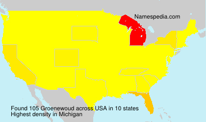 Surname Groenewoud in USA Surname Groenewoud in USA