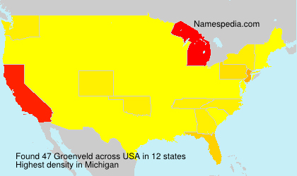 Surname Groenveld in USA Surname Groenveld in USA