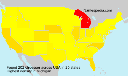 Surname Groesser in USA Surname Groesser in USA