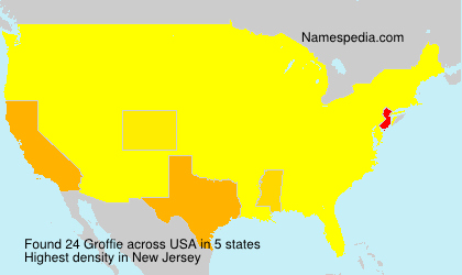Surname Groffie in USA Surname Groffie in USA