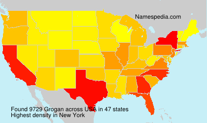 Surname Grogan in USA Surname Grogan in USA