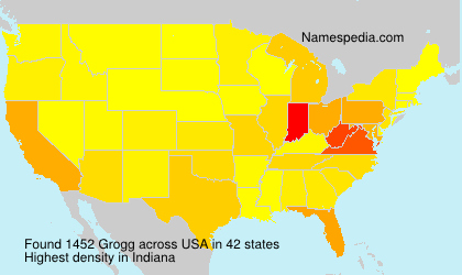 Surname Grogg in USA