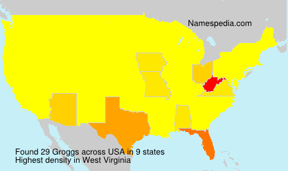 Surname Groggs in USA Surname Groggs in USA