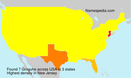 Surname Groguhe in USA Surname Groguhe in USA