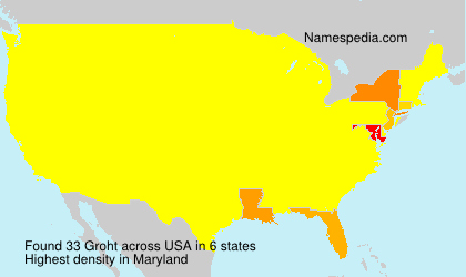 Surname Groht in USA Surname Groht in USA
