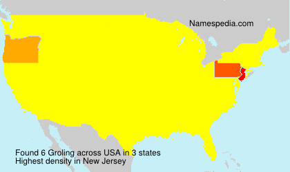 Surname Groling in USA Surname Groling in USA