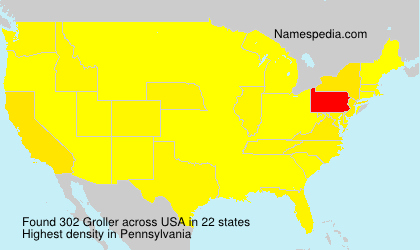 Surname Groller in USA Surname Groller in USA