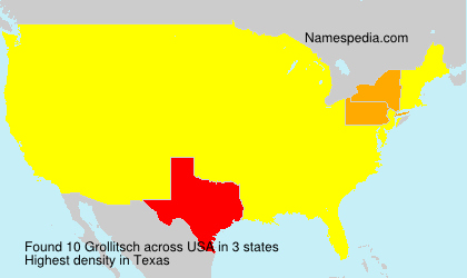 Surname Grollitsch in USA Surname Grollitsch in USA