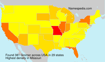 Surname Gromer in USA Surname Gromer in USA