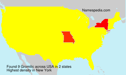 Surname Gromilic in USA Surname Gromilic in USA