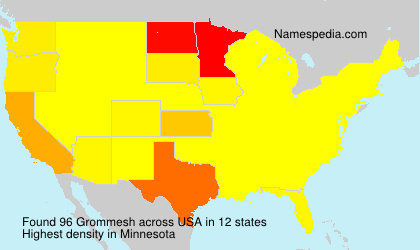 Surname Grommesh in USA Surname Grommesh in USA