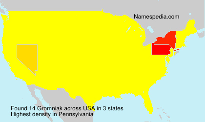 Surname Gromniak in USA Surname Gromniak in USA