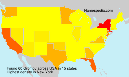 Surname Gromov in USA