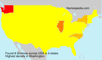 Surname Gromow in USA Surname Gromow in USA