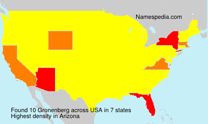 Surname Gronenberg in USA Surname Gronenberg in USA