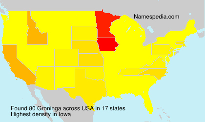 Surname Groninga in USA Surname Groninga in USA