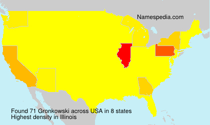 Surname Gronkowski in USA Surname Gronkowski in USA