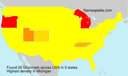 Surname Gronmark in USA Surname Gronmark in USA