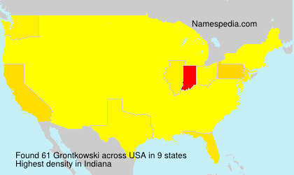 Surname Grontkowski in USA Surname Grontkowski in USA
