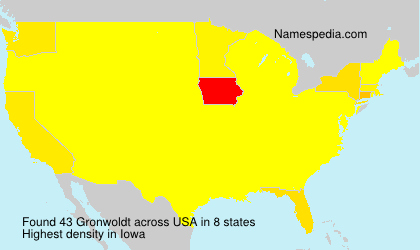 Surname Gronwoldt in USA Surname Gronwoldt in USA