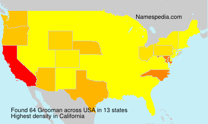 Surname Grooman in USA Surname Grooman in USA
